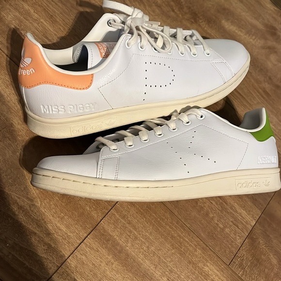 Adidas Men’s Disney x Stan Smith 'Miss Piggy & Kermit' Sneakers Size 11.5 - Picture 3 of 8